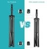 Metal Heavy Duty Adjustable Height Tripod Folding DJ PA Speaker Stand Black