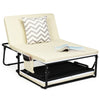 3 IN 1 Sofa Bed Folding Lounge Chair Sleep Convertible Chair Height Adjustable