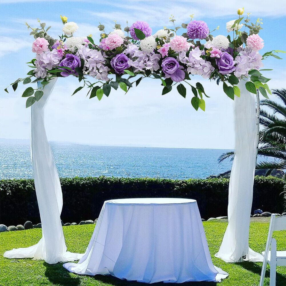 Artificial Silk Rose Flower Wall Arrangement Arch Wedding Party Backdrop Decor