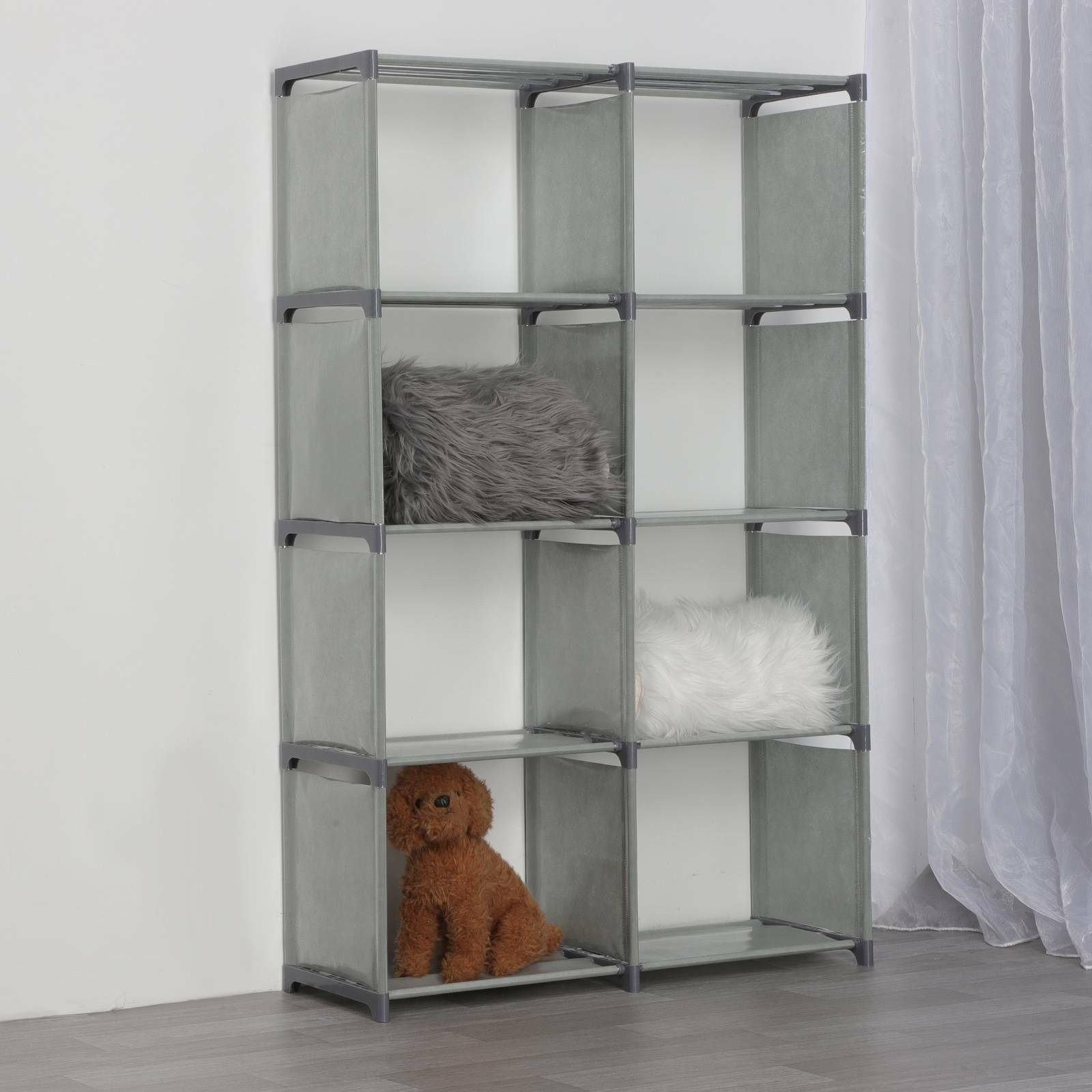 5 Tier Modern Book Shelves Cabinet Rack Units Shelf Storage Display Bookcase Box