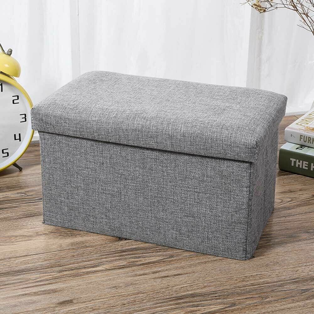 Foldable Fabric Storage Box with lid Drawer Toys/Clothes Shelving Organiser