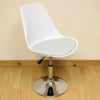 White & Grey Adjustable Swivel Desk Chair Home/Office Comfy Computer/PC seat