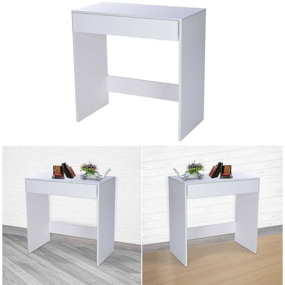 1 Drawer Dressing Table Wooden Vanity Computer Desk Bedroom Furniture Office UK
