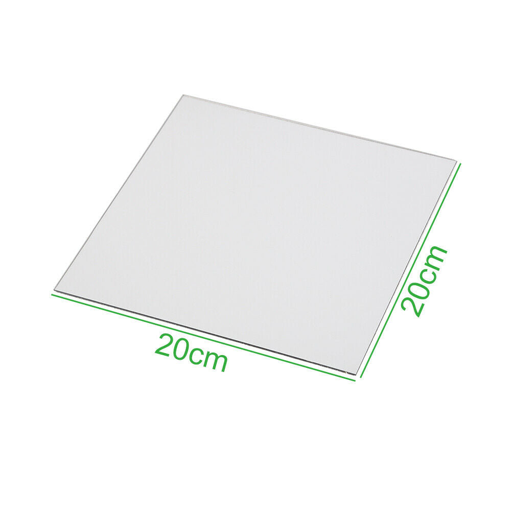 Set Of Self Adhesive Wall Mounted Bathroom Kitchen Bedroom Mirror Tiles 20cm UK