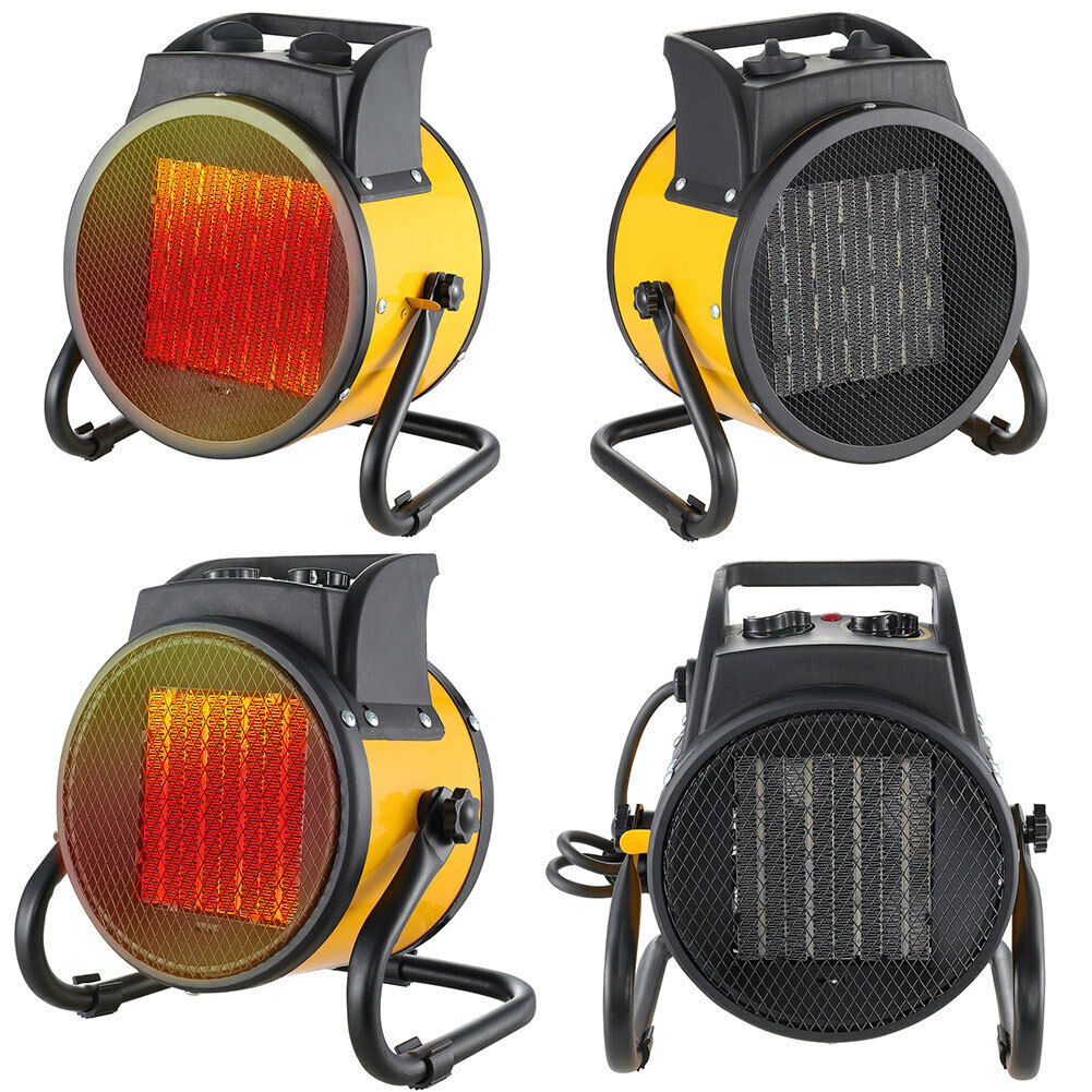 Industrial Fan Heater Space Air Warmer Electric Workshop Garage Shed Home House