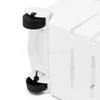3 4 5 Tier Portable Storage Rack Side Shelf Rolling Trolley Rack Stand w/ Wheels