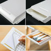 Self Adhesive Under Desk Table Drawer Tray Pencil Organizer Hidden Storage Box