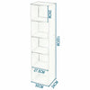 Storage Bookcase Display Shelf Unit Organiser 4/5/6 Cube Bookshelf Home Office