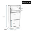 3 Drawer Shoe Cabinet Storage Rack Hallway Cupboard Stand Unit Wooden Footwear