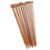 Bamboo Knitting Needles Set Carbonized Bamboo Knitting Needles Wooden Single UK