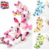 12 x 3D Butterfly Wall Stickers Home Decor Room Decoration Sticker Bedroom Girl