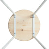 2x Wooden Bar Stools Breakfast Kitchen Island Counter Dining Chair White / Pine