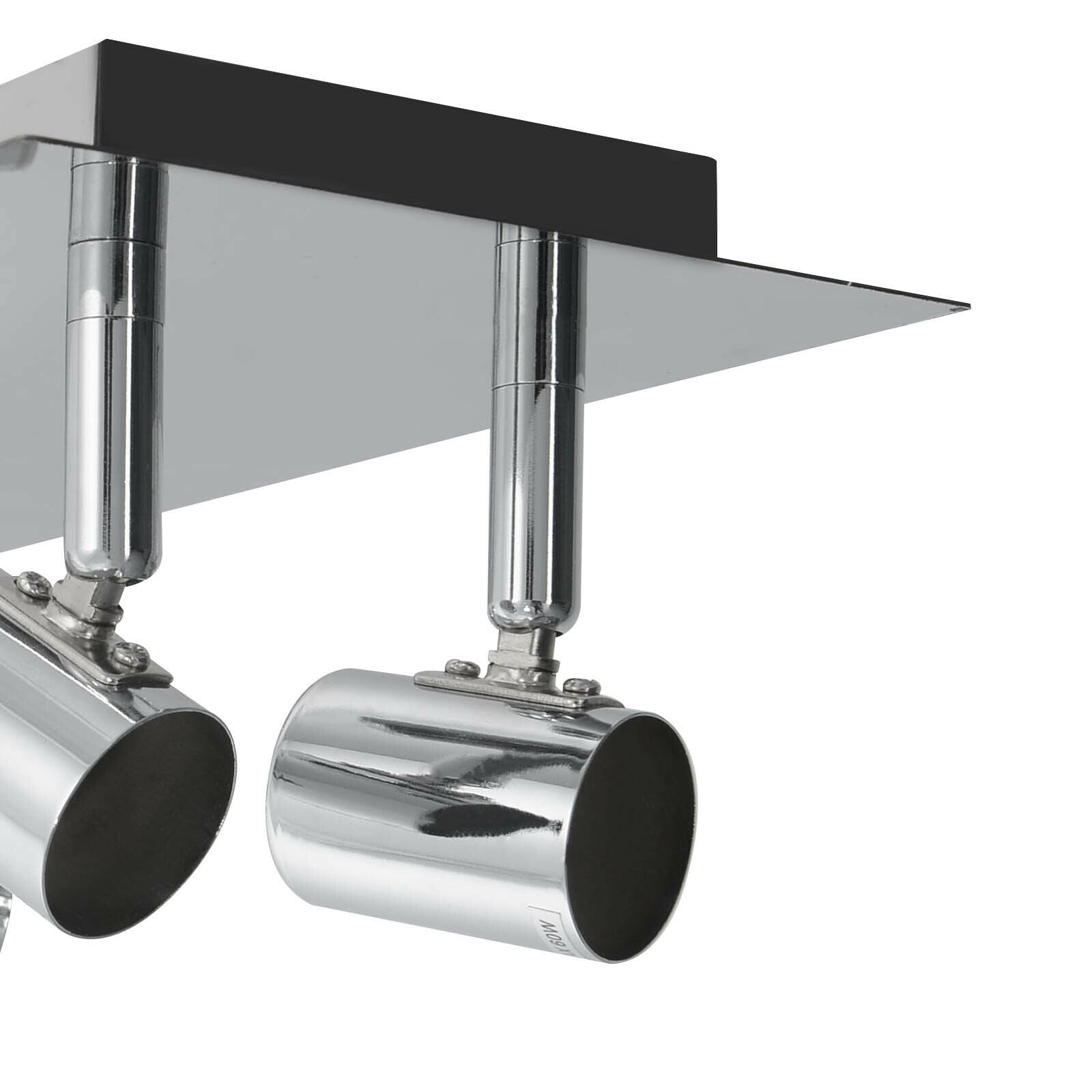 6 Arm LED Ceiling Light Fitting Adjustable Kitchen Spot Lamp Bulb Spotlight