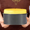 SET OF 6 ROUND CAKE MAKING TINS NON STICK BAKING BAKE TRAY HOME PARTY WEDDING