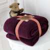SOFT TEDDY BEAR FLEECE THROW CUDDLY SOFA BLANKET BEDSPREAD IN SINGLE DOUBLE KING