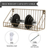 2X Wall Mounted Floating Shelves Metal Bathroom Shelf Kitchen Storage Rac