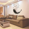 Large Feather Wall Art Stickers Birds Vinyl Decal Living Room Bedroom Home Decor