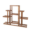 Wooden Plant Stand 6 Tiers Updated Solid Pot Shelf Flower Bonsai Rack Display UK