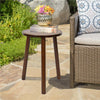 2x Small Side Table Round End Table Wood Plant Stand 3-Legs Stool Furniture Home
