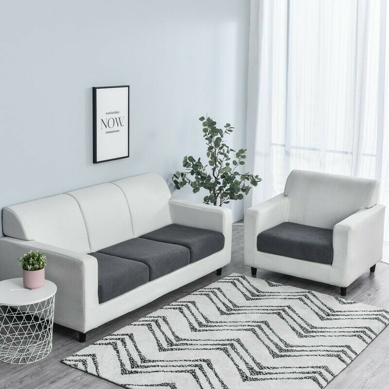 1-3 Seats Sofa Seat Cushion Covers Stretch Cushion Slipcovers Couch Protectors