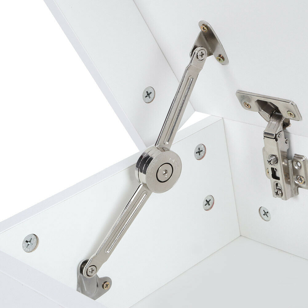 High Gloss Bedside Table Cabinet Bedroom Storage Nightstand with RGB LED Light