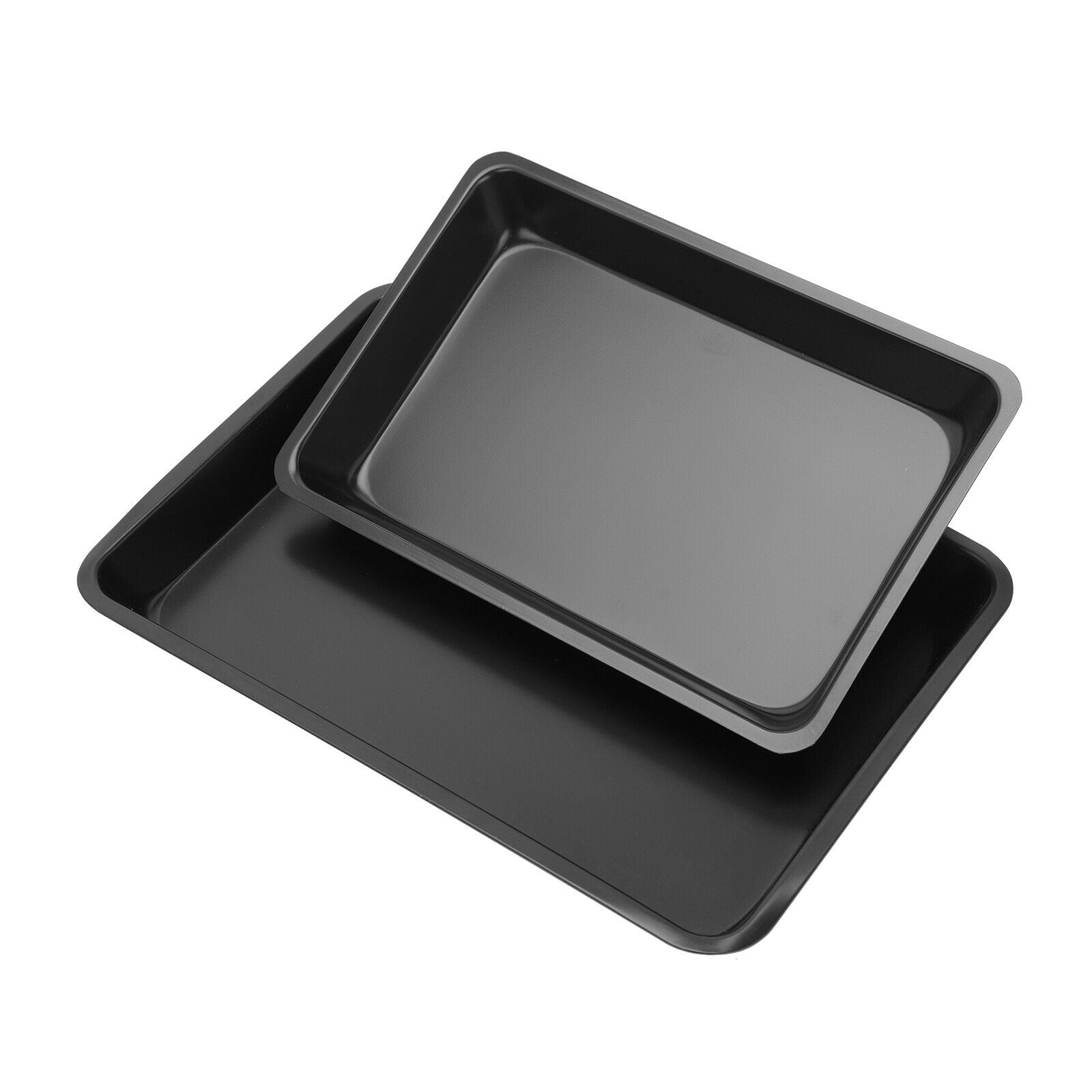 3 PIECE NEW LARGE NON STICK OVEN BAKING ROASTING PAN DISH ROAST TIN & TRAYS SET