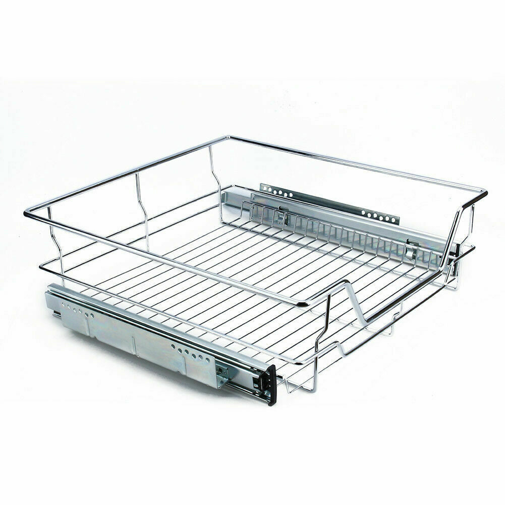 Pull Out Kitchen Baskets Slide Out Storage Basket Cupboard Drawer 350 - 600mm