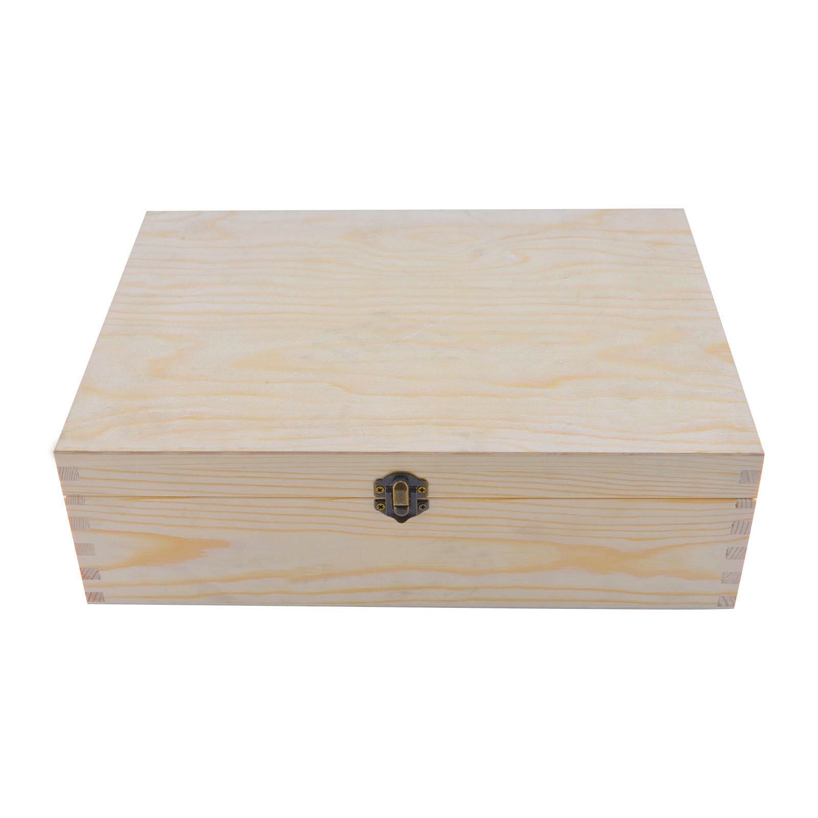 Selection of Wooden Plain A4 Size Storage Boxes / Documents Magazine Case Holder