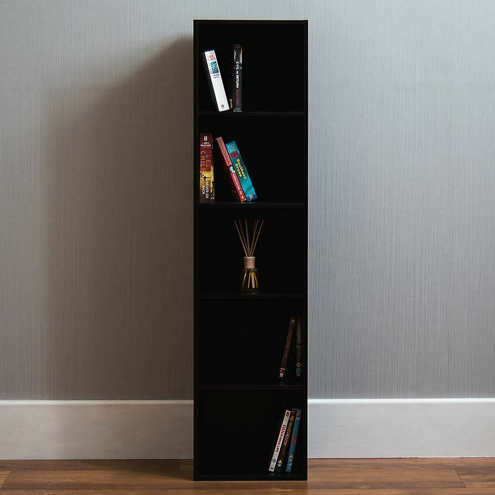 2 3 4 5 Tier Wooden Bookcase Shelving Display Storage Shelf Unit Wood Furniture