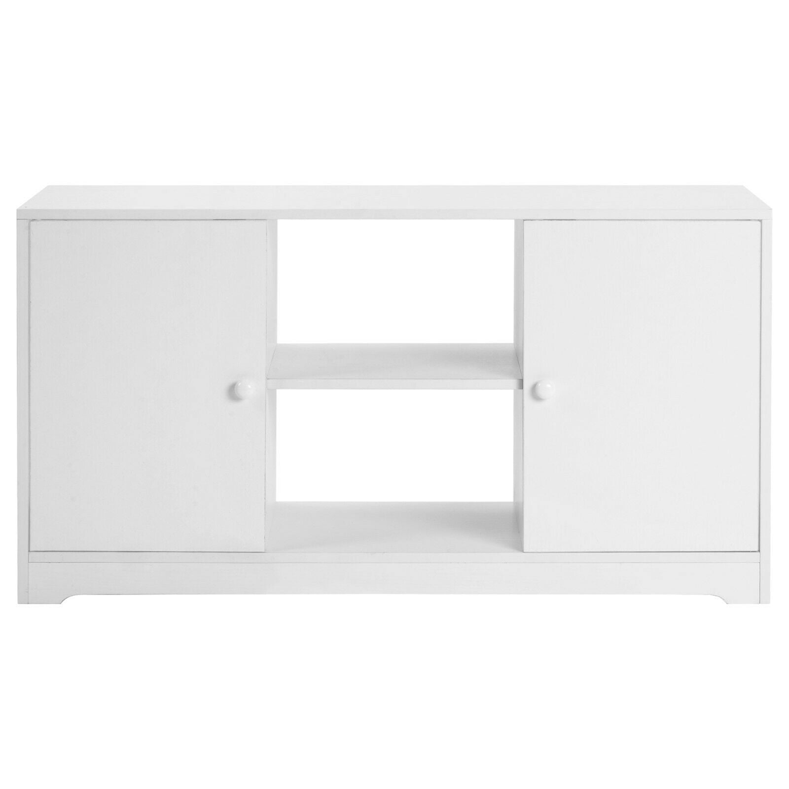 Modern Unit Wooden TV Cabinet Stand Unit Table With Shelves Cupboard Furniture