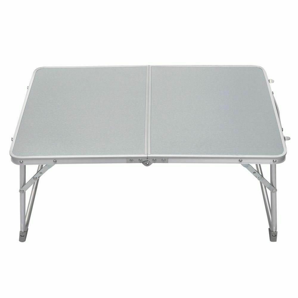 2FT Folding Camping Table Small Portable Laptop PC Bed Dining Desk Picnic Garden