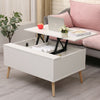 Living Room Lift Up Top Coffee Table with Storage Shelf Different Color Choice