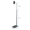 Floor Stand Height-Adjustable Gooseneck for 5-10.6 Inch Tablets iPad Large Base