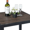 Industrial Bar Kitchen Table Square Tall Table for Home Bar Bedroom Living Room