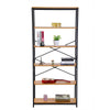 6 Tiers Bookshelf Bookcase Ladder Shelf Storage Display Unit Metal Plant Stand