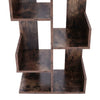 Industrial Wooden Bookcase Book Shelf Storage Display Shelving Unit Home Office