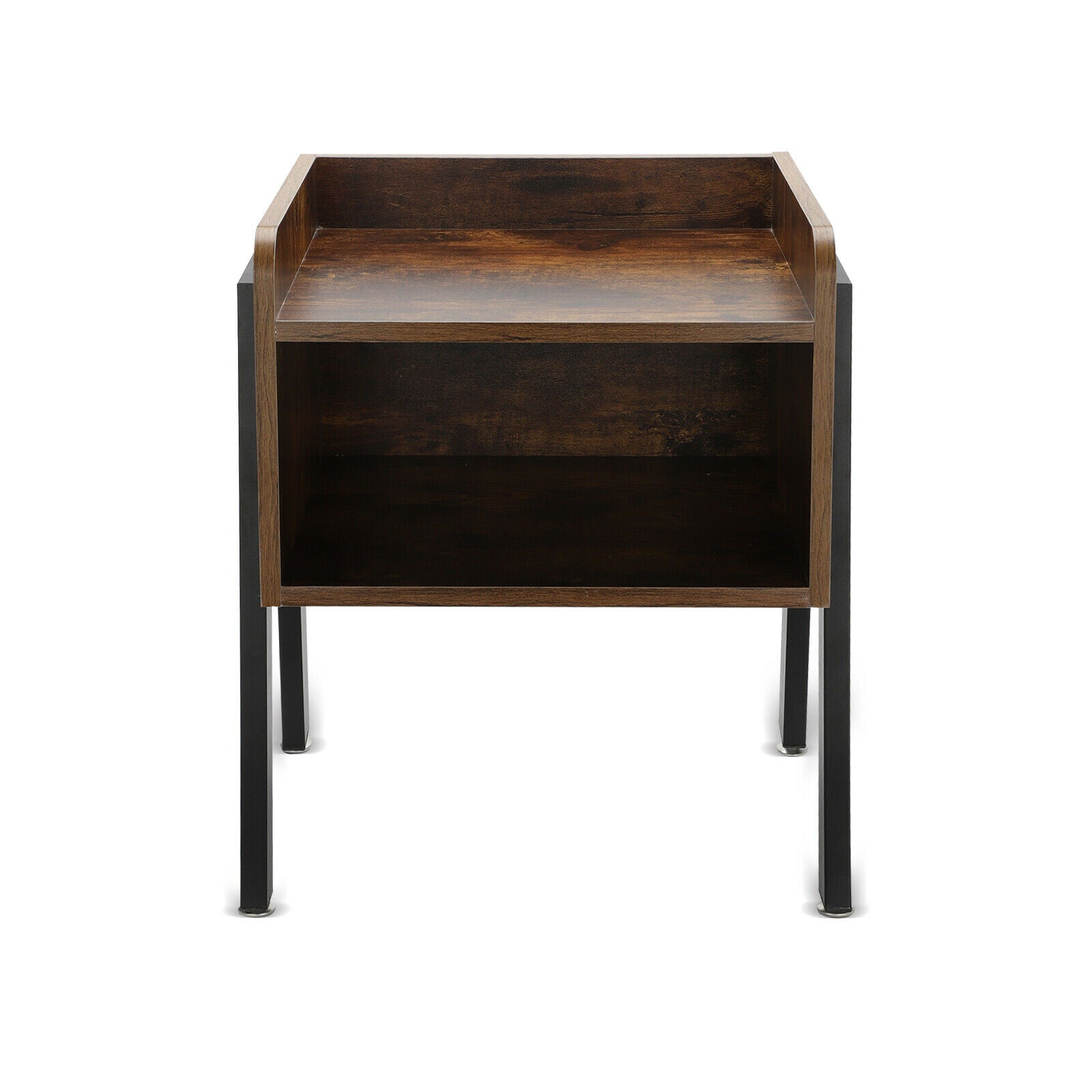 Bedside Table Industrial Nightstand Stackable End Table Retro Rustic Chic Table