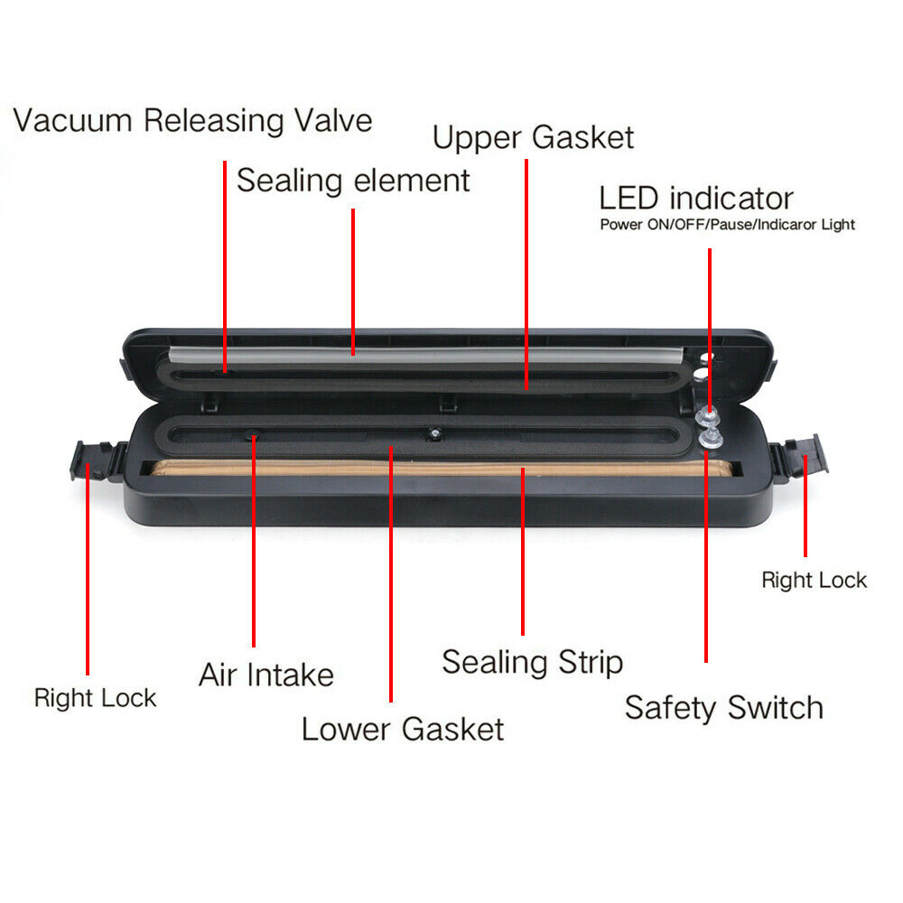 3 In 1 Vacuum Food Sealer Machine Automatic Manual Vacum Sealer Dry Wet Pack UK