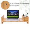 2 Tiers Desktop Monitor Riser Computer Laptop PC Plinth Stand Headset Organizer