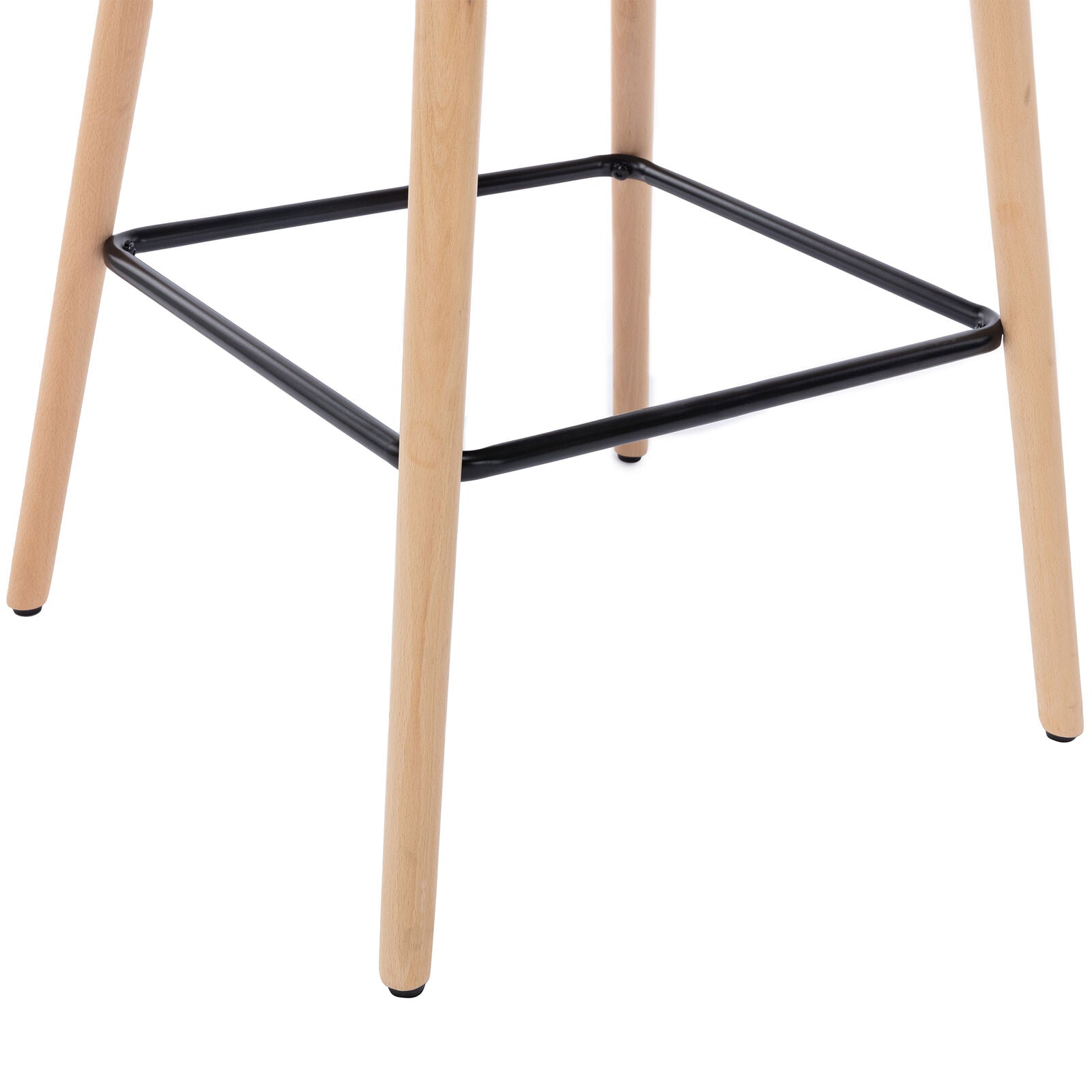 2x PU Leather Bar Stools Breakfast Seat Pub Chair Kitchen Dining Room Furniture