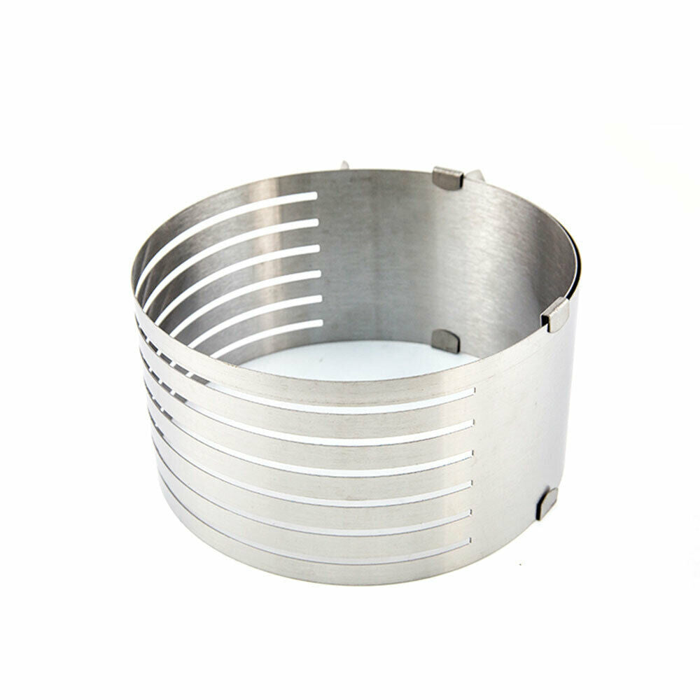 Adjustable 6 Layer Cake Slicer Cutting Guide 16 to 20 cm High Quality 430