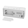 LED Digital Alarm Clock Thermometer Display Mirror Lamp Night Light USB Charging