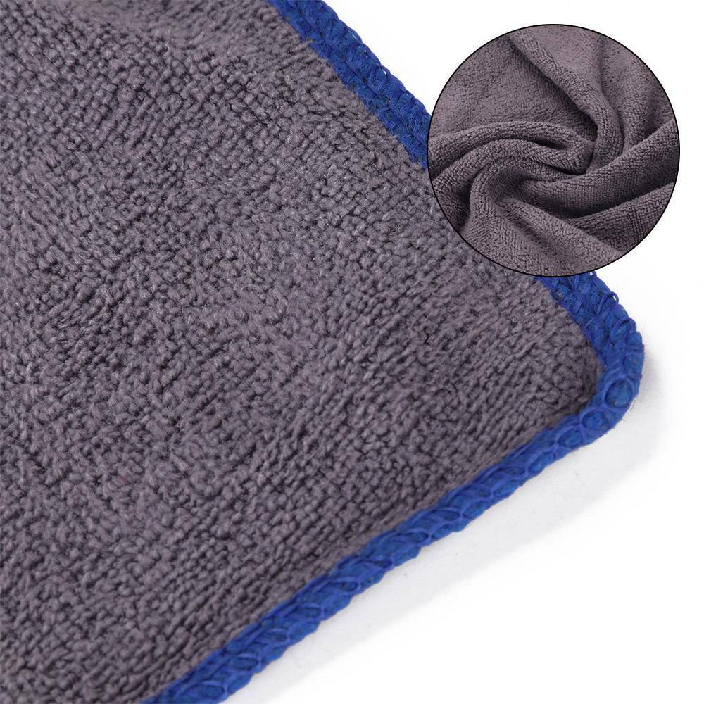10x New Detailing Cleaning Car Soft Cloths Large Microfibre Ultra Absorbant UK