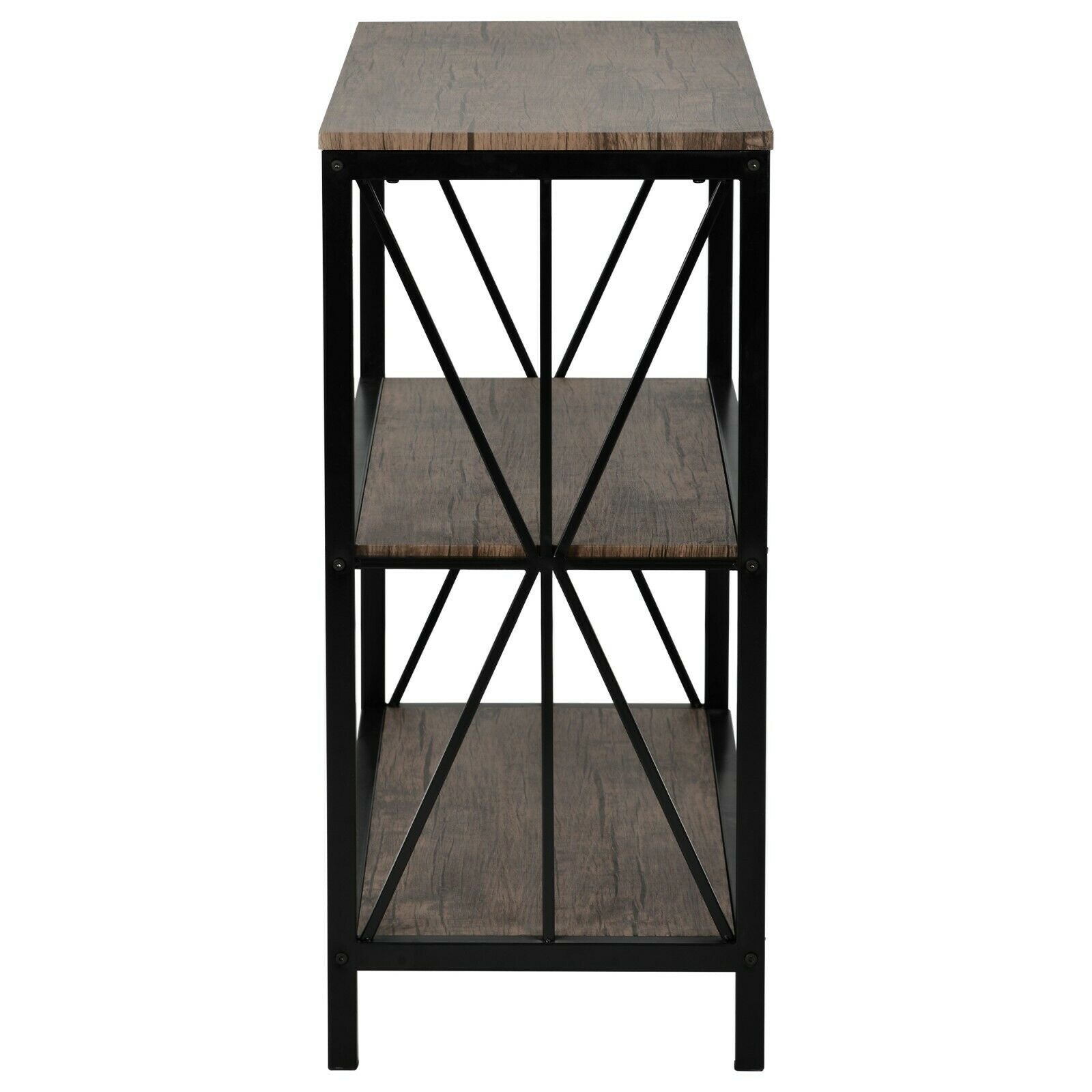 3-Tier Console Sofa Table Side/End Table Shelf Entryway Hallway Furniture UK