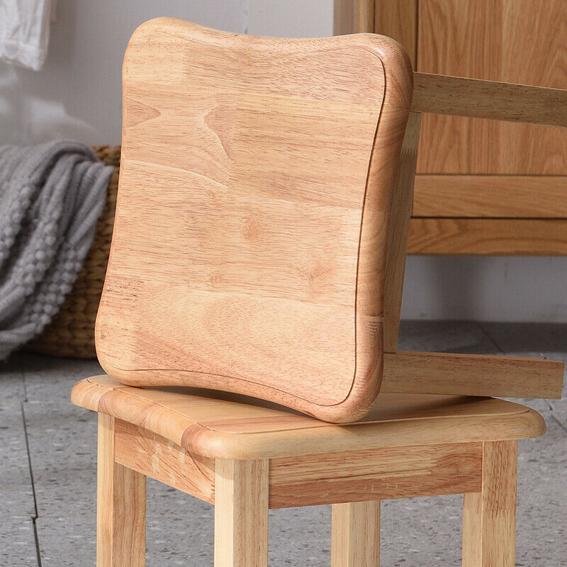 Small Wood Stool Square Footstool Change Shoe Bench Multi-function Step Stool