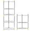 3/5 Tier Kitchen Pan Stand Saucepan Pot Rack Chrome Storage Organiser Shelf Unit