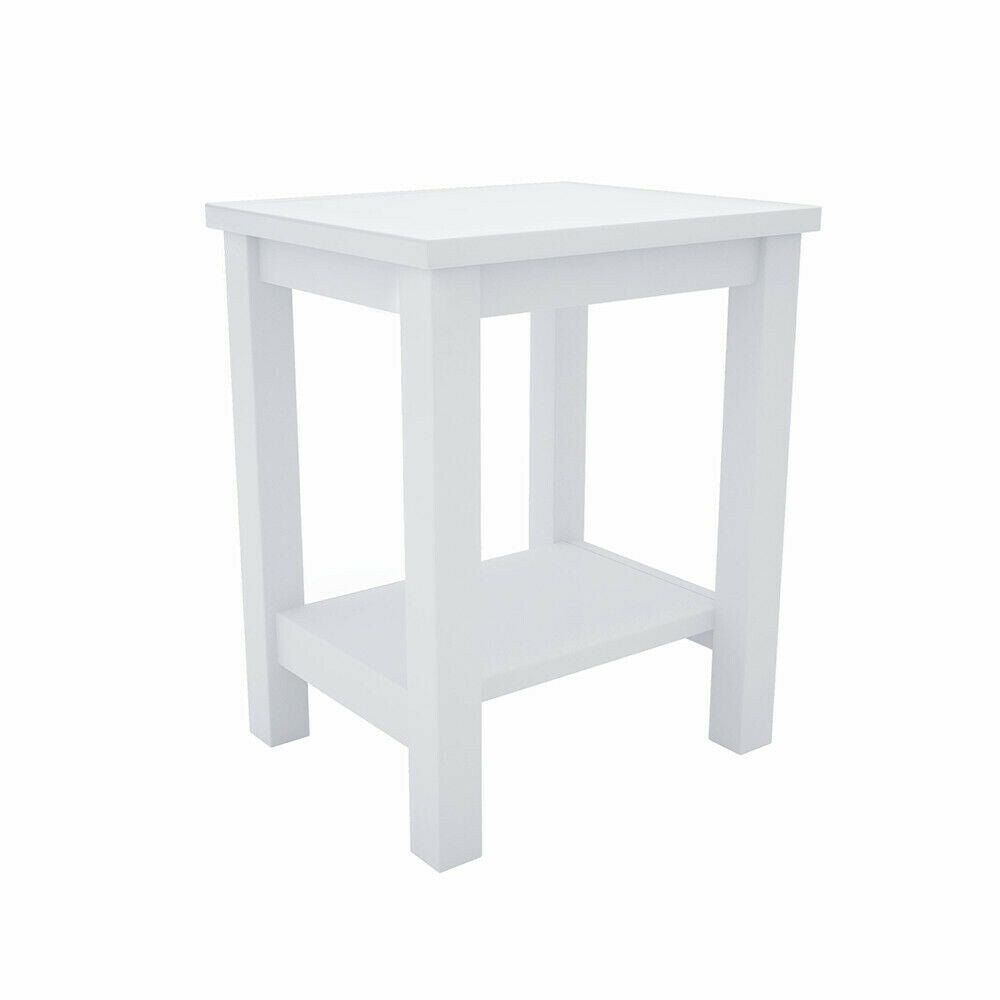 Narrow Small Wood Table Bedside End Side Plant Stand Telephone Table Storage