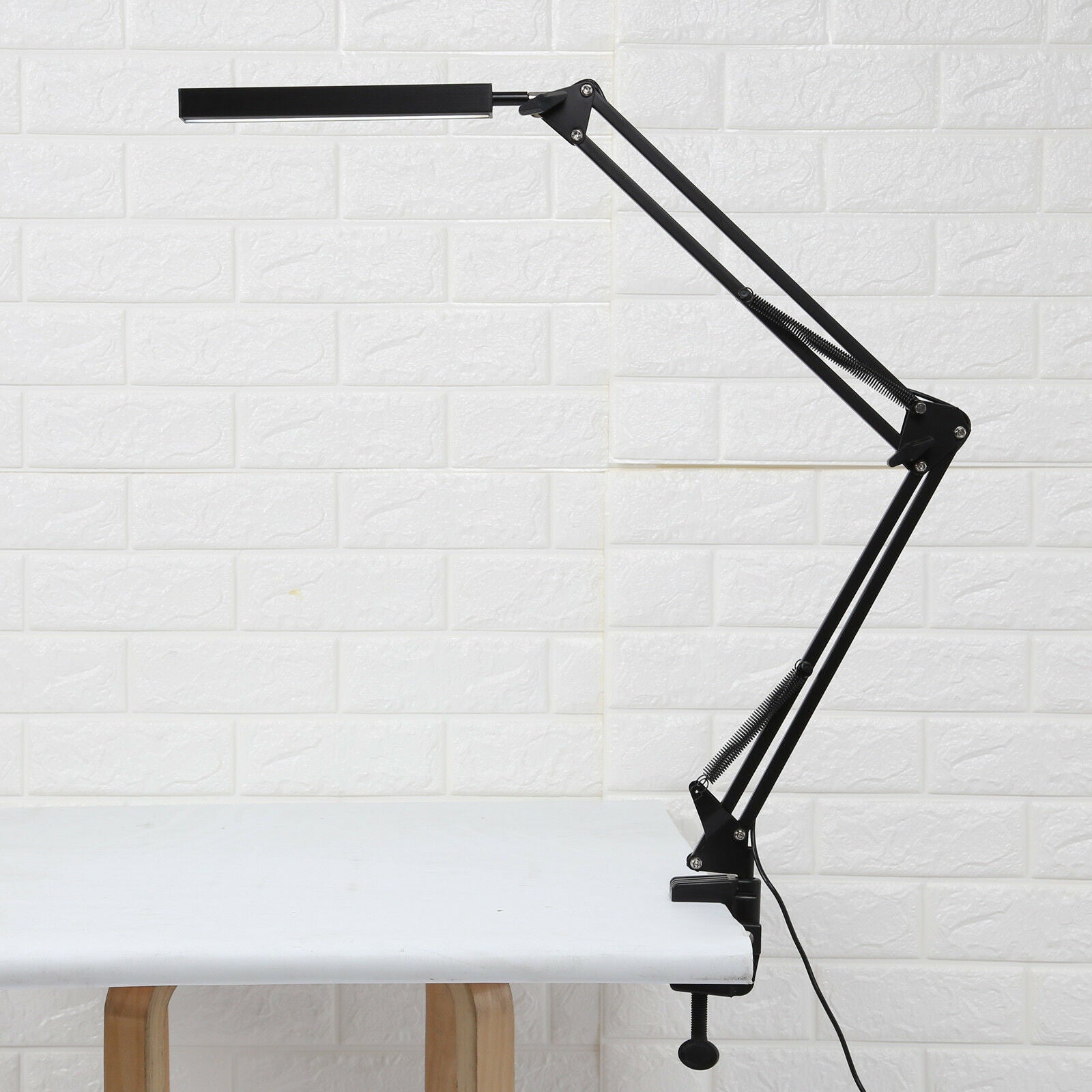 Adjustable Long Arm USB Desk Lamp Bed Reading Led Light Table Clip-on Clamp