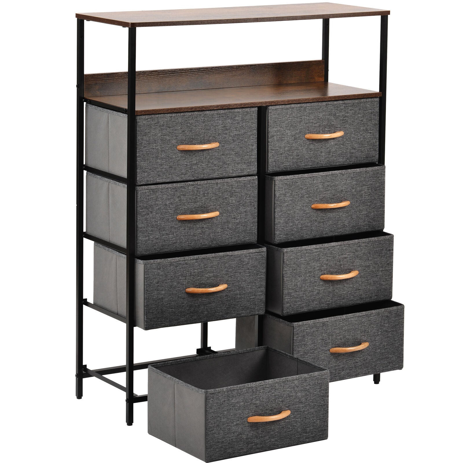 8 Drawers Chest of Drawers Unit Storage Cabinet Bedroom Furniture Hallway