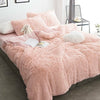 Teddy Fleece Duvet Cover Set Soft Warm Cosy Quilt Cover Set Single Double King